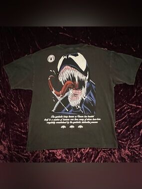 CVLA Marvel Venom black cotton t-shirt Men Size L